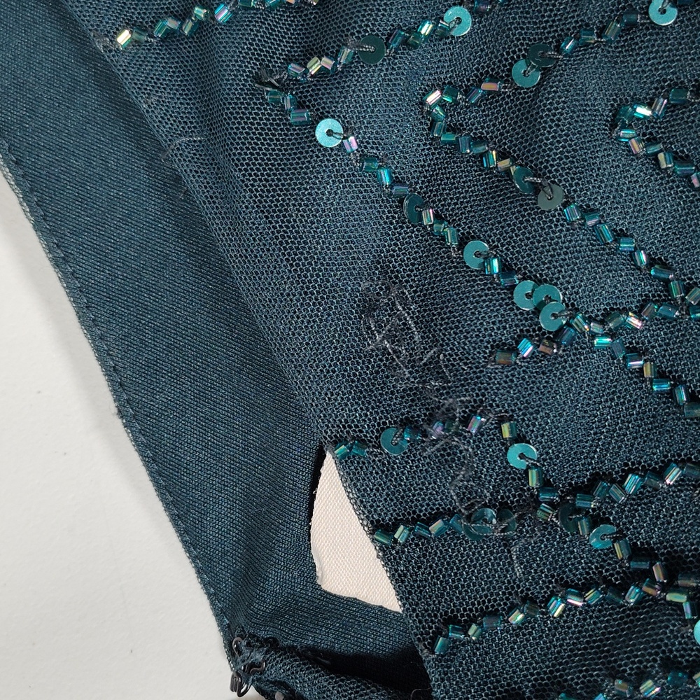 Anthropologie BHLDN Blaise beaded maxi dress gown 14 - Picture 6 of 12